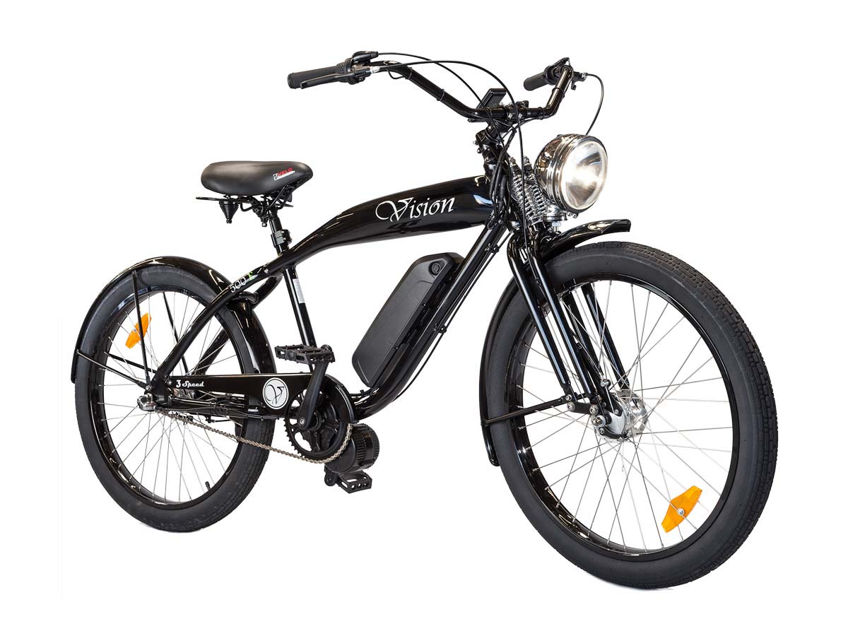 black electric bike