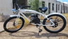 White Ghost Classic, gas powered motorized bicycle
