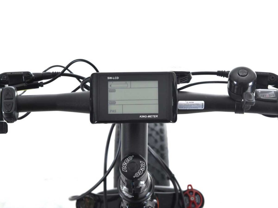 Digital LED display on the Phantom Sportsman e-bike