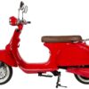 A Europa Adventure Scooter In Red Color